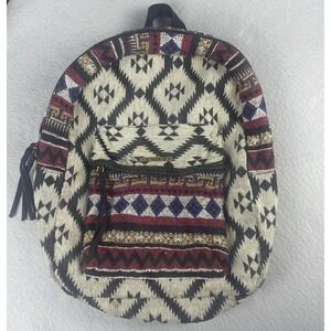 VOLCOM Tapestry Backpack Festival Boho Aztec Print Bag Y2K Travel‎